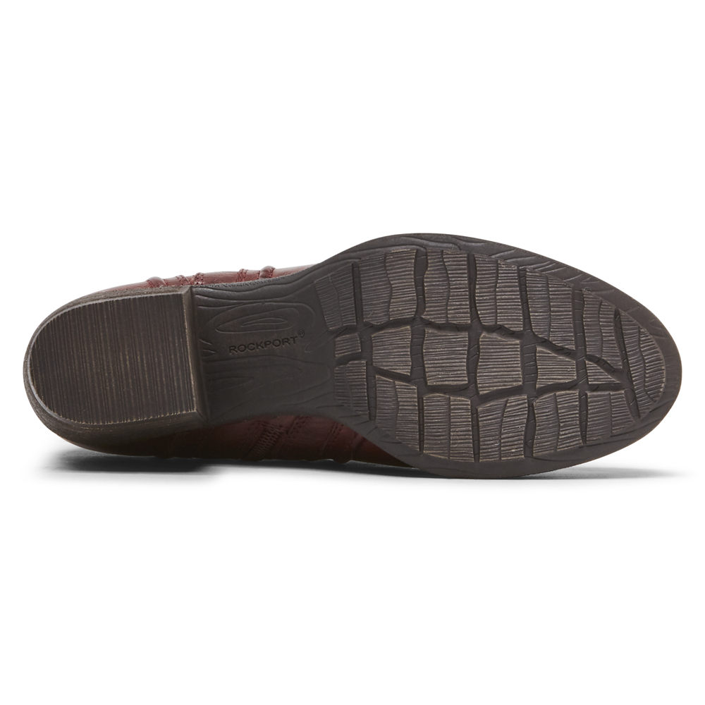 Rockport Stövlar Dam Vinröda - Cobb Hill Anisa V-Cut - SZIBM1458